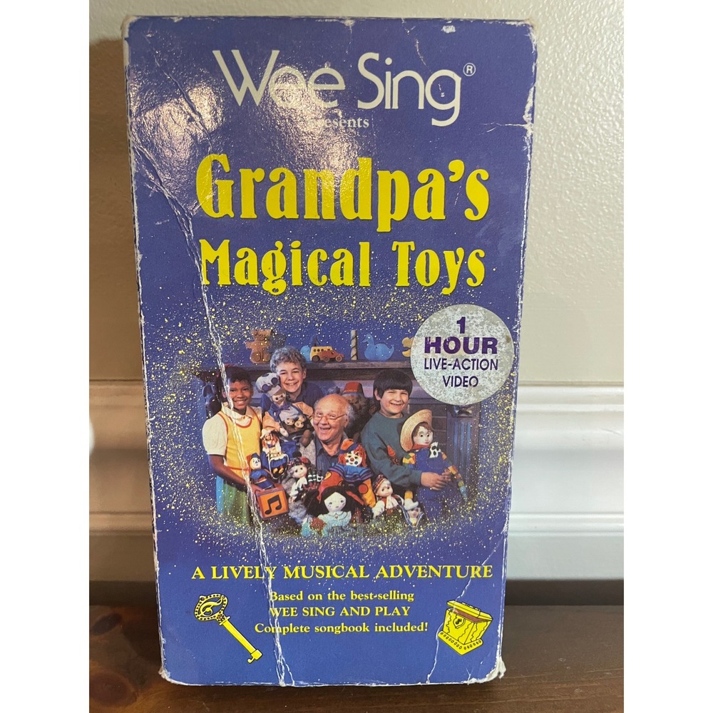 Wee Sing Grandpa's Magical Toys VHS 1988 Musical Live Action Price Stern Sloan